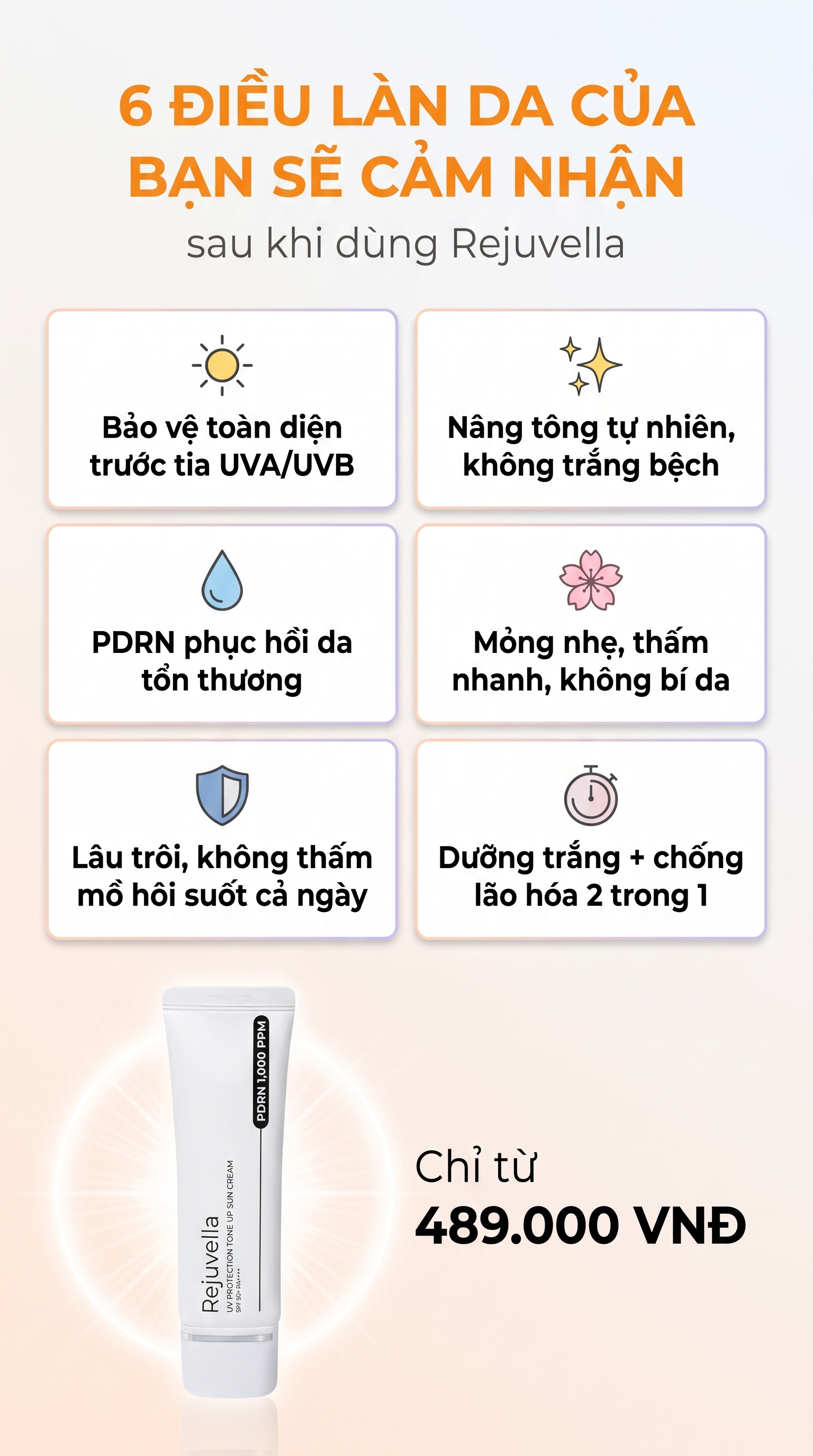 6 lợi ích của Rejuvella